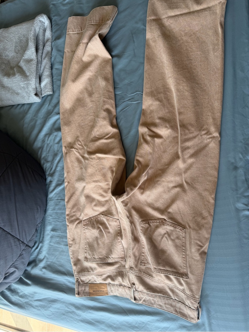 Frank & Oak Women’s Tan Bootcut Jeans